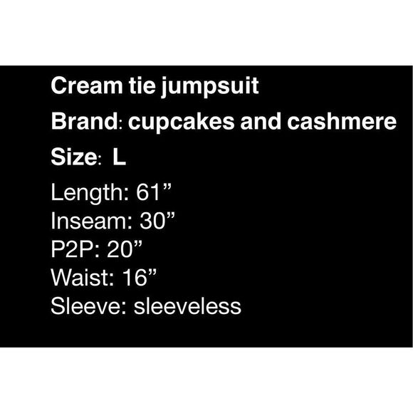 Cupcake and cashmere white jumpsuit - Picture 6 of 6